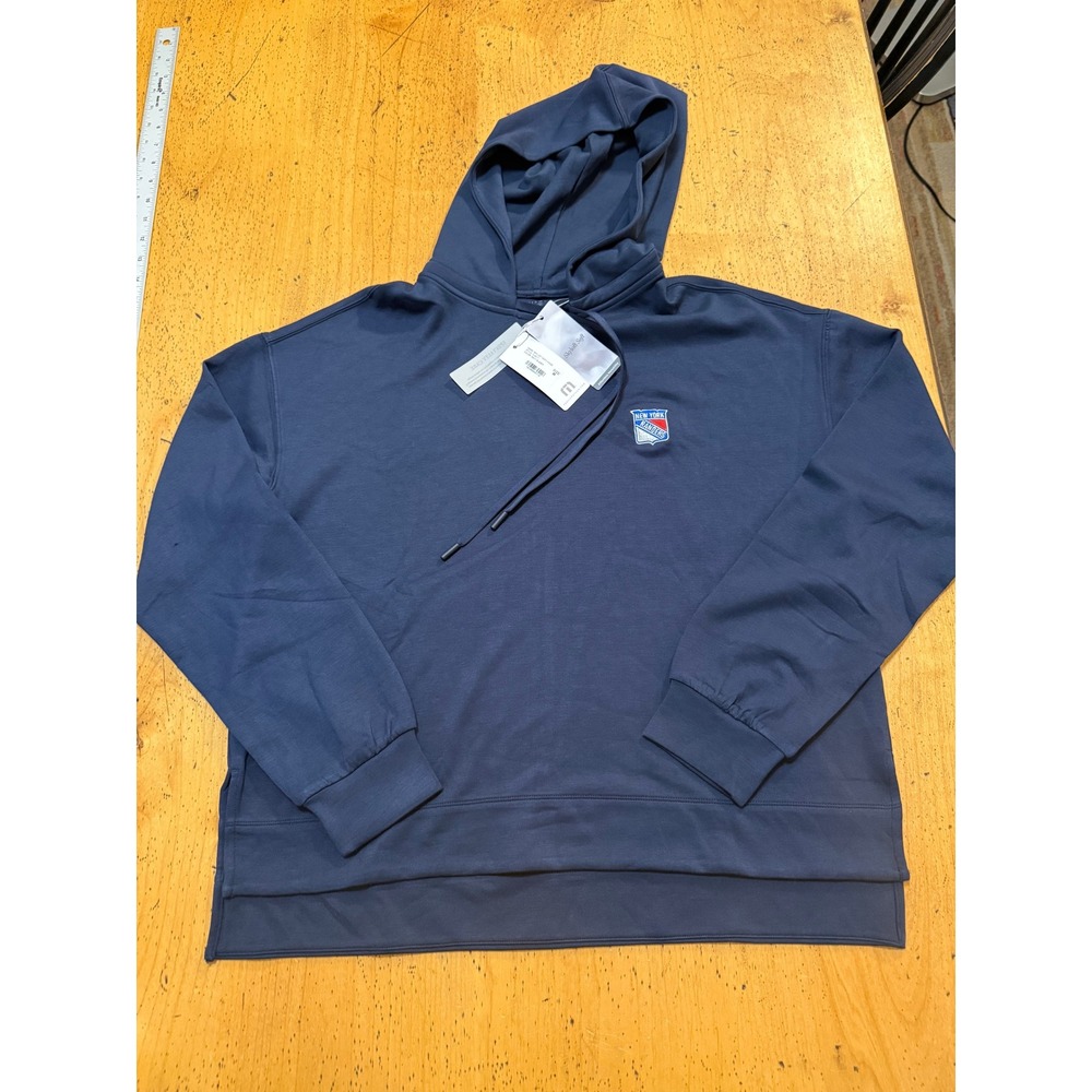 TravisMathew Skyloft Soft Hood Medium New York Rangers Navy Blue Hoodie